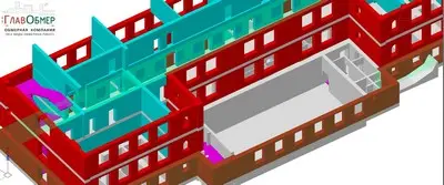 14. Обмер школы и последующее 3Д моделирование
