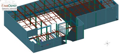 1. Трехмерная BIM модель здания из металлоконструкций