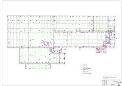 1. Обмерный план складского одноэтажного комплекса