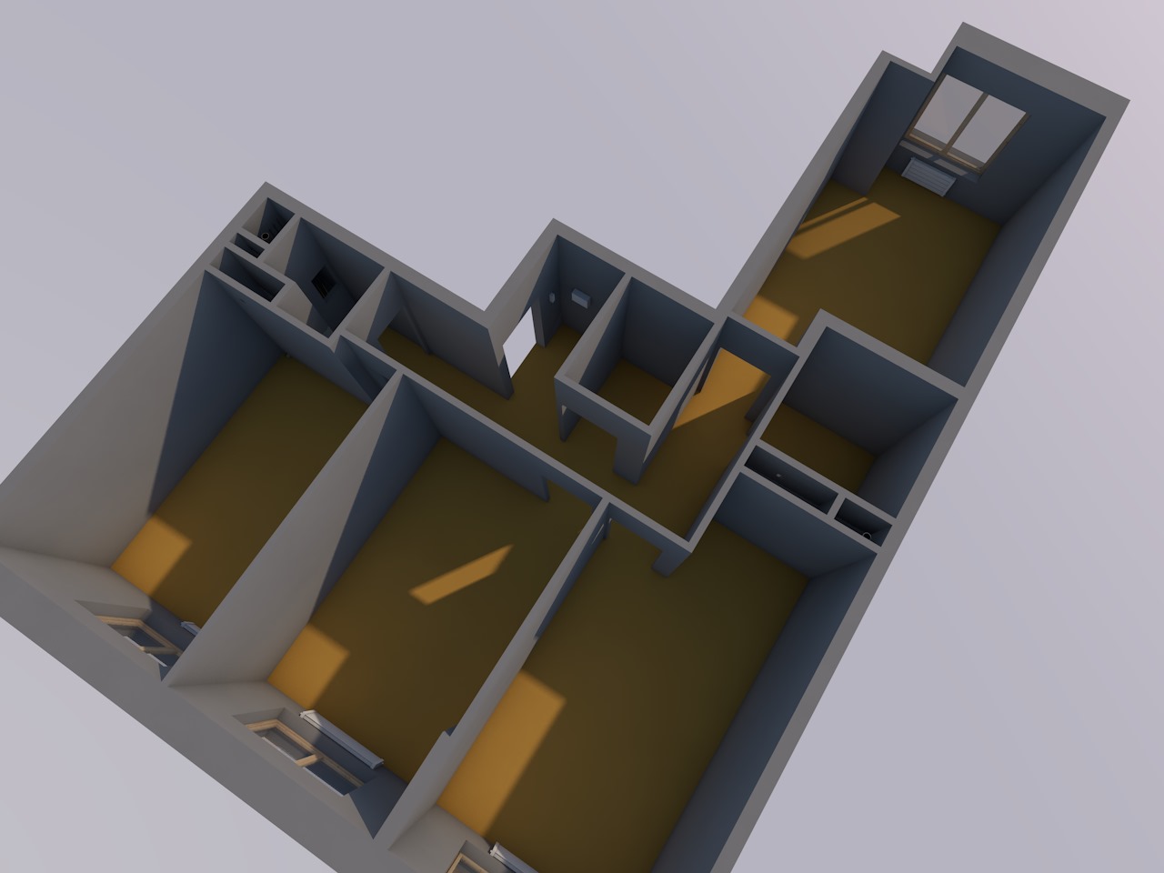 5. Замеры квартиры в 3D Archicad